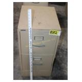 2 drawer metal filing cabinet