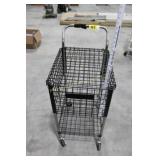 Rolling cart with handle