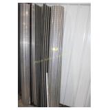 4 rolls of metal flooring mats