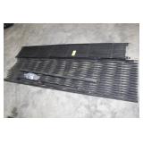 Metal hallway expanding gates