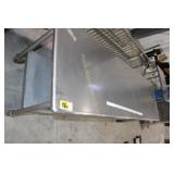 Stainless steel rolling table on casters