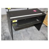 Black desk