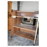 Rolling computer cart