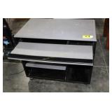 Rolling computer desk