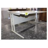 Cream colored table/desk