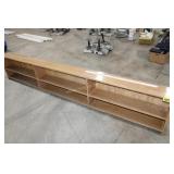 Wood Wall shelf 10 ft long x 21"