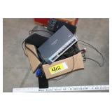 Box of speakers & computer switch