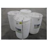 4 empty DEF barrels