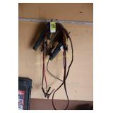 jumper cables & horse shoes