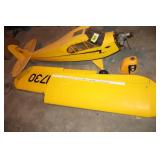Model Airplane Yellow Piper Cub