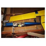 Model Airplane Blue & Yellow