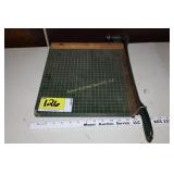 Vintage paper cutter