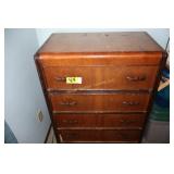 Antique Waterfall chest of drawers