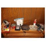 clock radios, recorders, misc. parts