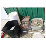 Wash tub & containers