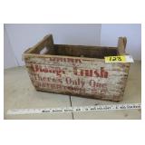 Orange Crush Watertown, SD wooden crate