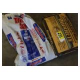 Bag of sacrete & partial bag floor dry