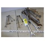 Assorted standard wrenched up to 1 1/4"