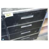 Metal file cabinet & contents