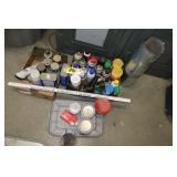 lubricants, paints, auto cleaner