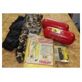 Boat Tenders, rain gear, flashlight