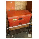 Snap-on tool box on rolling cart