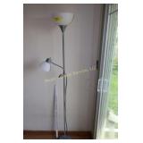 Floor lamp w/2 shades