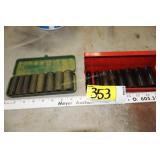 3/8 & 1/4" drive impact set