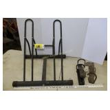 Bicycle wall hooks & bike rack