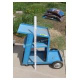 Blue torch cart