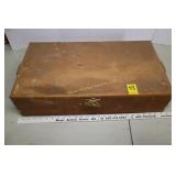 Wooden box w/door parts