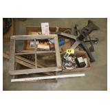 Electrical outlets, rolling chair base, Pitmans