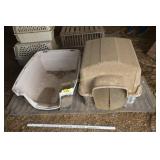 2 large pet carriers