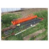 T-posts & snow fence, some new