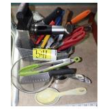 Kitchen itensils, knives, etc