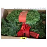 box of Christmas decor
