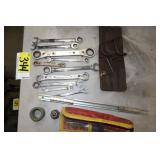 ratchet wrenches, punches, allen wrenches