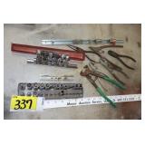 Sockets/tray, needle nose, pinchers