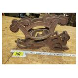 Antique barn trolley