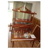 36" Cherry Floor Loom