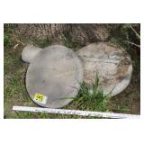 cement stepping stones