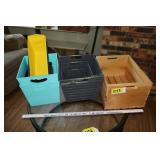 Baskets, misc storage totes
