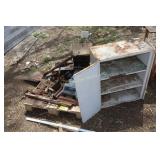 Metal cabinet rackets, etc