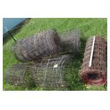 Rolls of woven wire