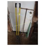 Post hole diggers, pounders, etc