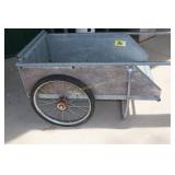 two wheel yard cart