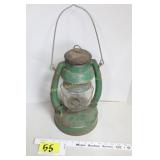 Gambles Vintage Lantern w/glass globe