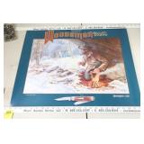 1985 Remington Woodsman Bullet Knife Poster