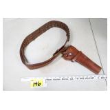 Hunter leather holster