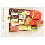 Assortment of empty Vintage shell boxes